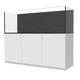 171 Gallon External Overflow Rimless Tank w/ White Stand (Full Package) - Fiji Cube