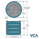 7" NOSOK Filter Sock No Sock Replacement Silencer Cup - VCA