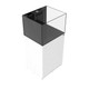 32 Gallon Internal Middle Overflow Rimless Tank w/ White Stand (Full Package)- Fiji Cube