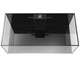 76 Gallon Shallow Internal Middle Rimless Tank w/ White Stand (Full Package) - Fiji Cube