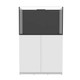 81 Gallon Internal Middle Rimless Tank w/ White Stand (Full Package) - Fiji Cube