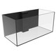 108 Gallon Internal Middle Rimless Tank w/ White Stand (Full Package) - Fiji Cube