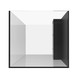 108 Gallon Internal Middle Rimless Tank w/ Black Stand (Full Package) - Fiji Cube