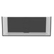 142 Gallon Internal Middle Rimless Tank w/ Black Stand (Full Package) - Fiji Cube