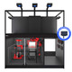 REEF-FRAME MAX 500 - 136 Gallon Black Euro-Braced Aquarium - Red Sea