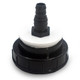 Classic 25 Watt UV Black 3/4" Barb With Wiper - Aqua Ultraviolet