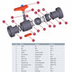 1/2" Socket/Thread Combo True Union Ball Valves - Cepex