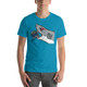 Great White CHOMP T-Shirt Premium Bella Canvas 3001 - SAQPrint