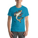 Freaking Lazerbeam Shark T-Shirt Premium Bella Canvas 3001 - SAQPrint