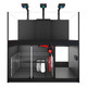 Reefer XXL 625 G2+ Deluxe System - Black (132 Gal) w/3 RL115 & arms - Red Sea