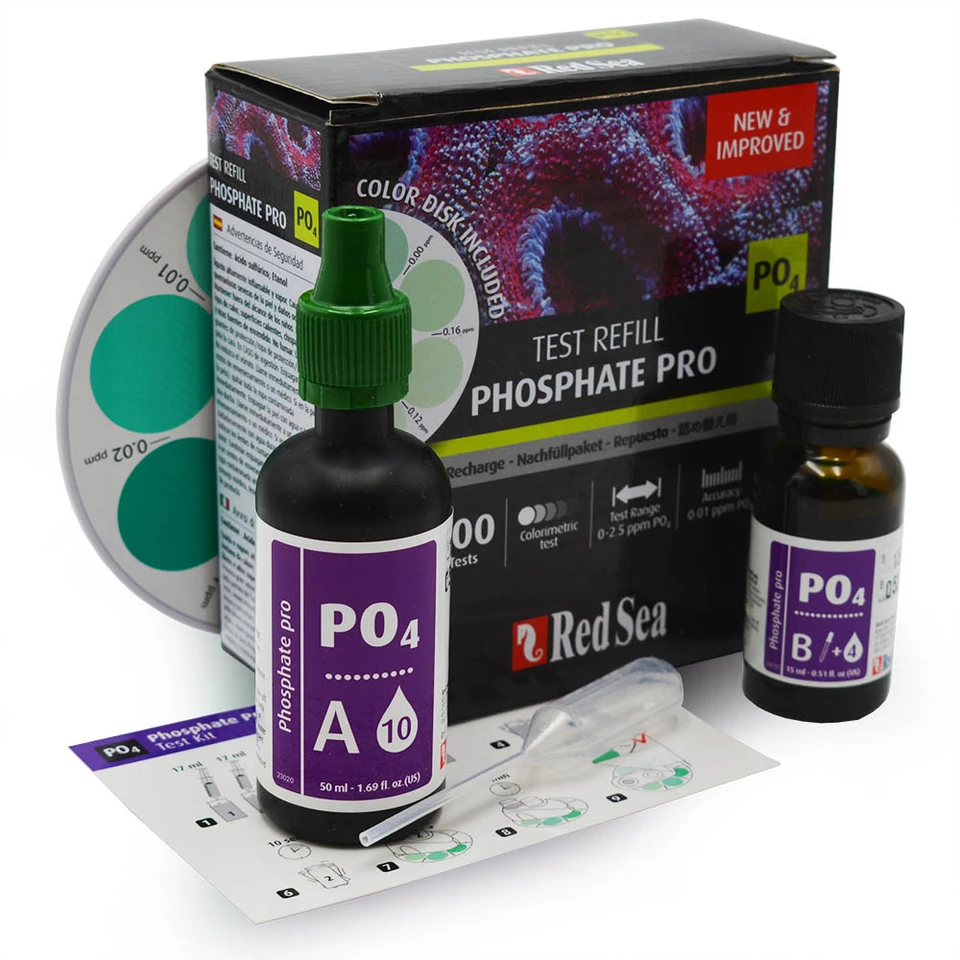 Chemistry - Water Testing - Phosphate (PO4) - SaltwaterAquarium.com