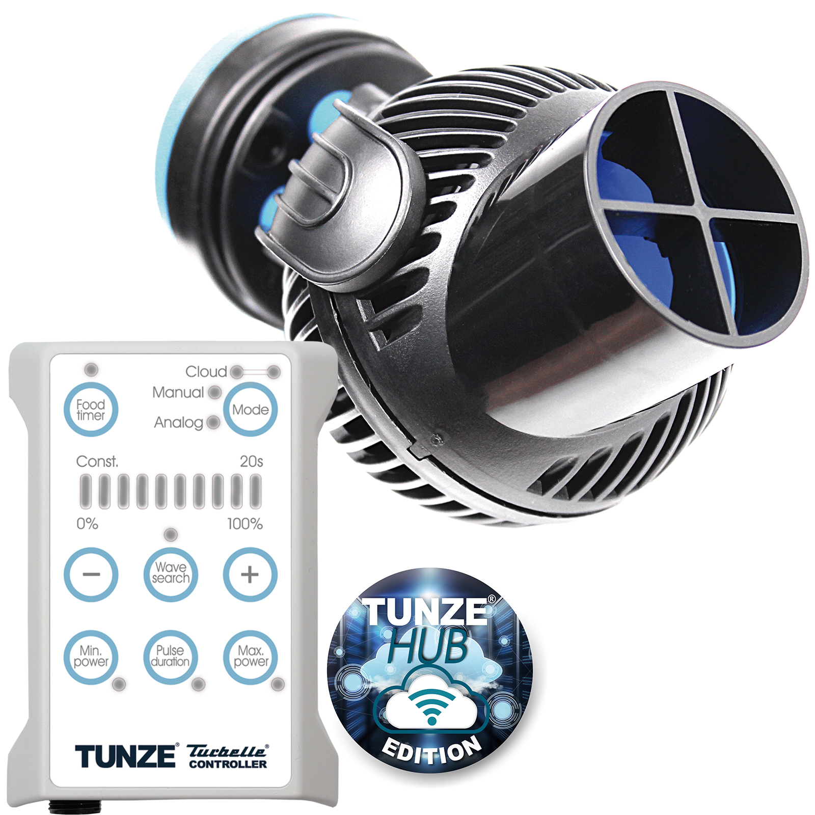 ツンゼ (TUNZE) Nanoストリーム 6055 水流ポンプ Nanostream 6055.005 Aquarium Wave Pump HUB Edition - Tunze