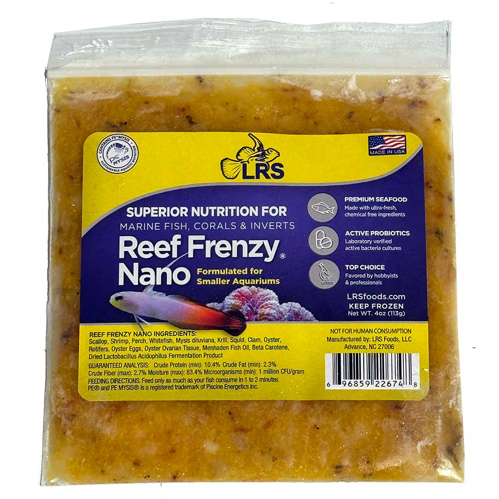 LRS Reef Frenzy Nano (4 oz Pack) - Superior Nutrition All-in-One