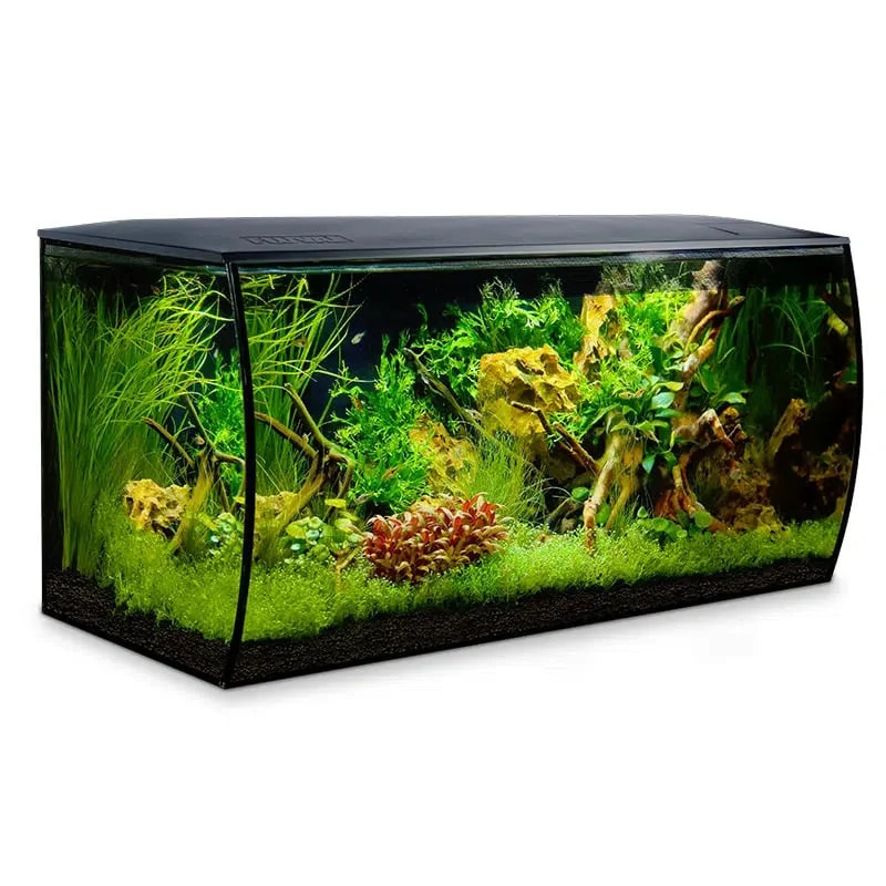 最終値下げFLUVAL FLEX FRESHWATER KIT FLEX Freshwater Aquarium Kit, 123 L (32.5 US Gal), Black - Fluval