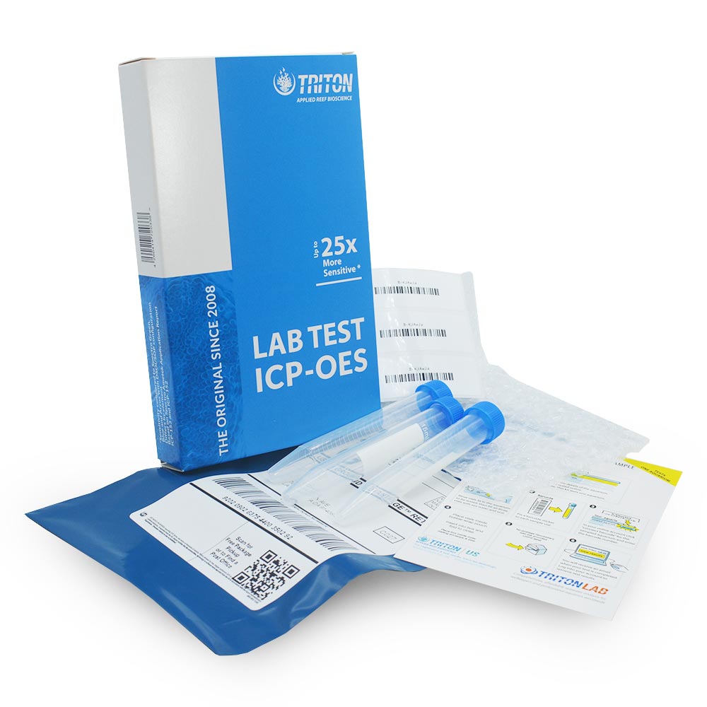 Triton ICP-OES Water Test w/Prepaid Shipping Label - Triton Labs -  SaltwaterAquarium.com
