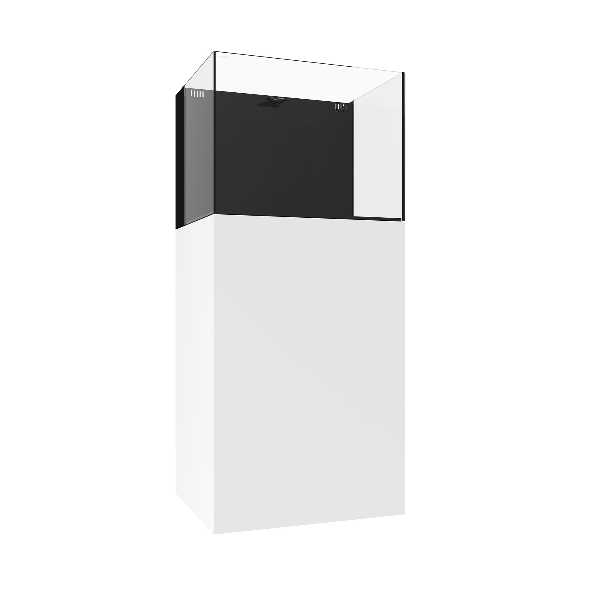 AIO 35.2 Aquarium w/White Stand - Waterbox - SaltwaterAquarium.com