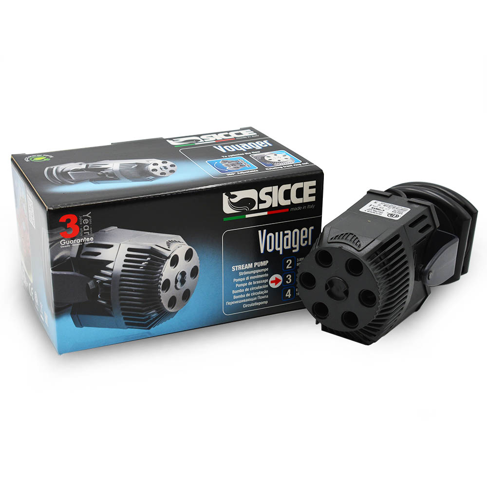Voyager 3 Flow Pump (1200 gph) - Sicce - SaltwaterAquarium.com