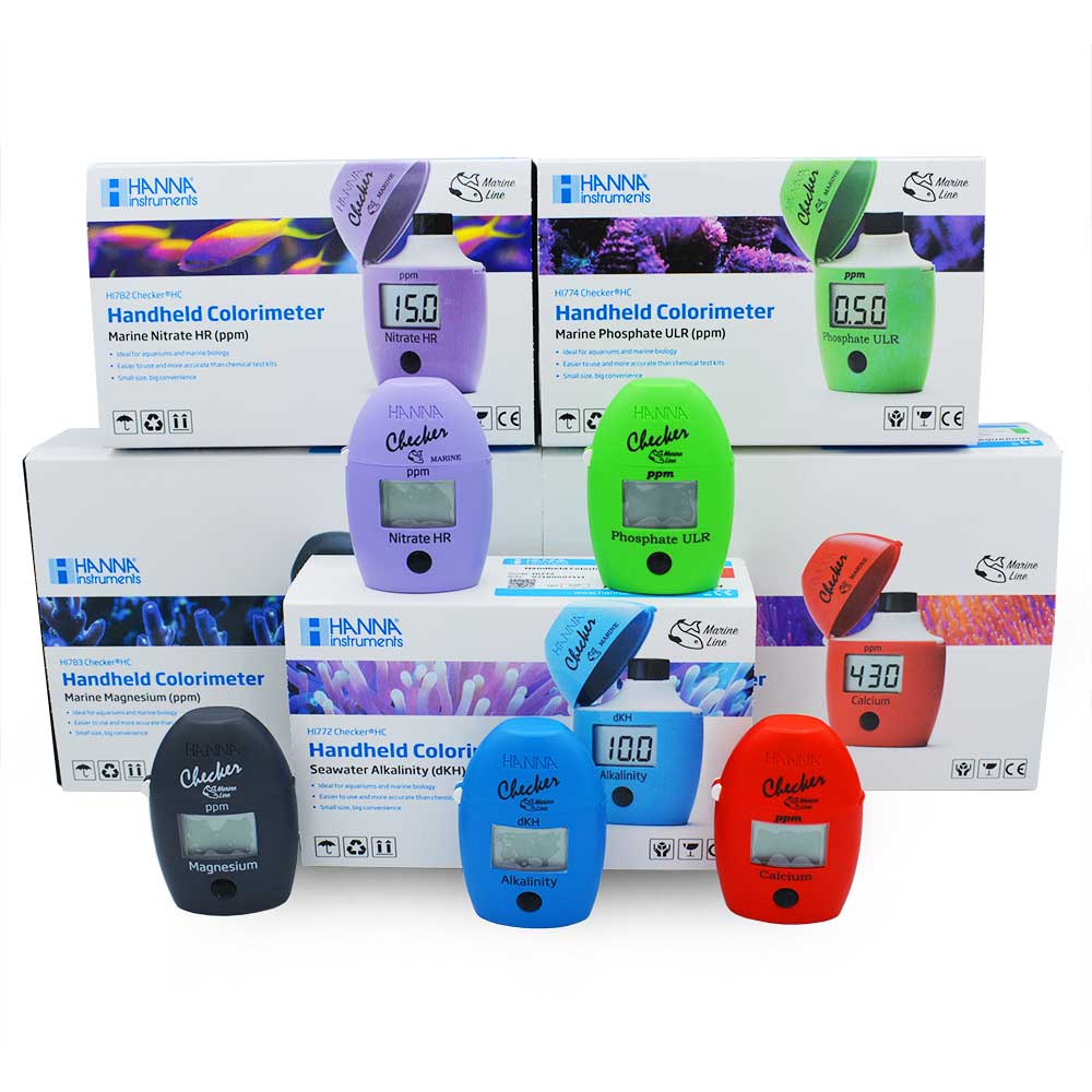 Hanna Master Reef Beginner Kit (772 Alk, 758 Calcium, 783 Magnesium