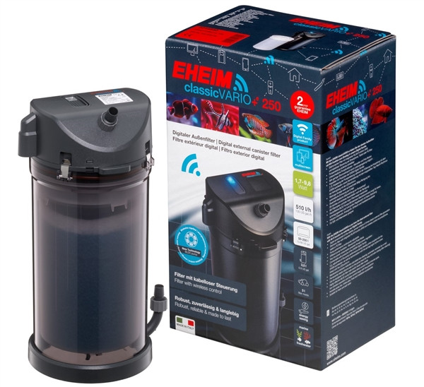 Classic Vario+e 250 Canister Filter - WiFi (13-66 Gallons) - Eheim