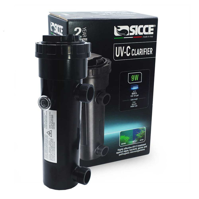 UV-C (9 Watt) Clarifier Ultraviolet UV Sterilizer - Sicce