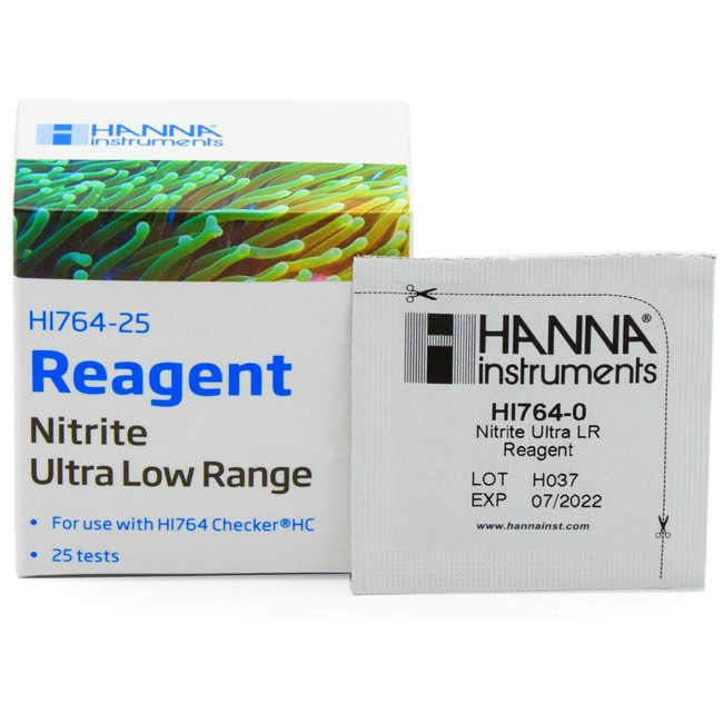 Hana*　0825 HI764-25 Nitrite Ultra Low Range Reagent (25 Tests) - Hanna