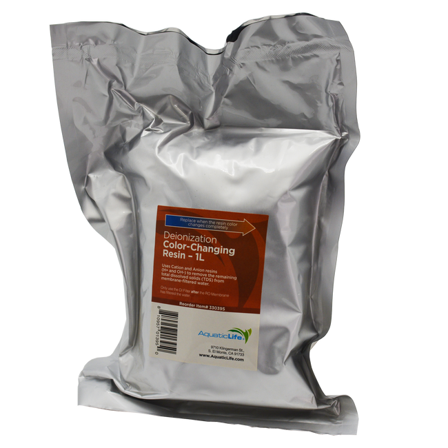 Premium ANION Charged Bulk Deionization Resin (Color Changing) RODI (1.4  lbs) Refill Bag | Made in the USA Virgin Nuclear Grade - SaltwaterAquarium