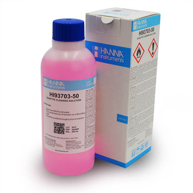 Glass Cuvette Cleaning Solution (230 ml) HI9370350 Hanna Instruments