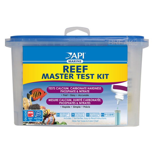 Reef Master Test Kit (Calcium, KH, Phosphate, Nitrate) - API