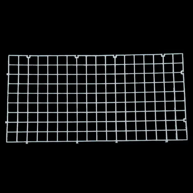 Modular White Egg Crate For Aquariums (ONE PIECE, 6" x 12" Rectangle
