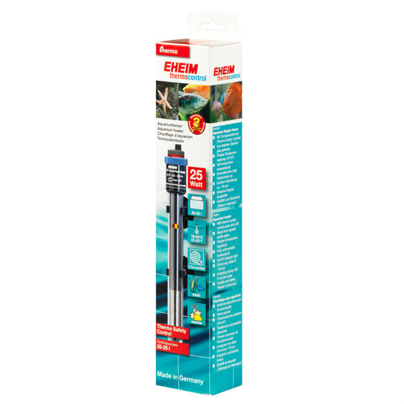 テトラポット 25 Watt Jager TruTemp Submersible Aquarium Heater - Eheim