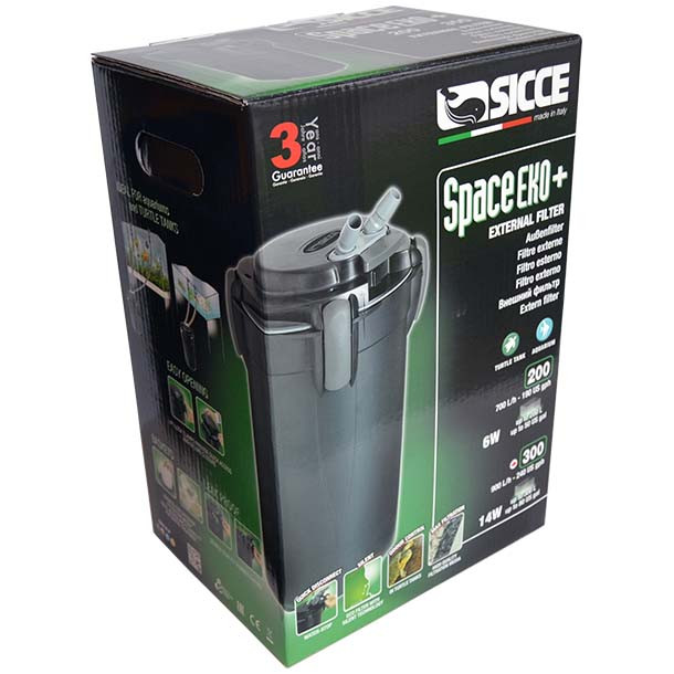 Space EKO+ 300 Canister Filter (240 gph) - Sicce