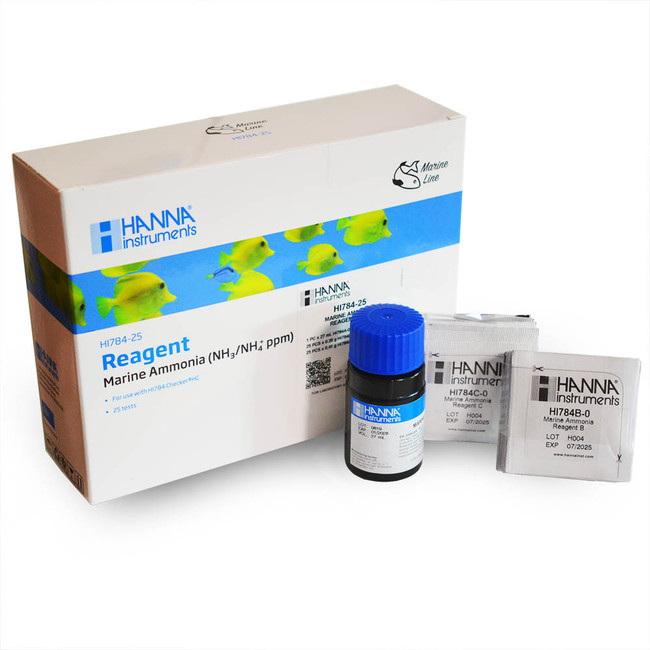 HI784-25 Marine Ammonia HC Checker Reagents (25 tests) - Hanna
