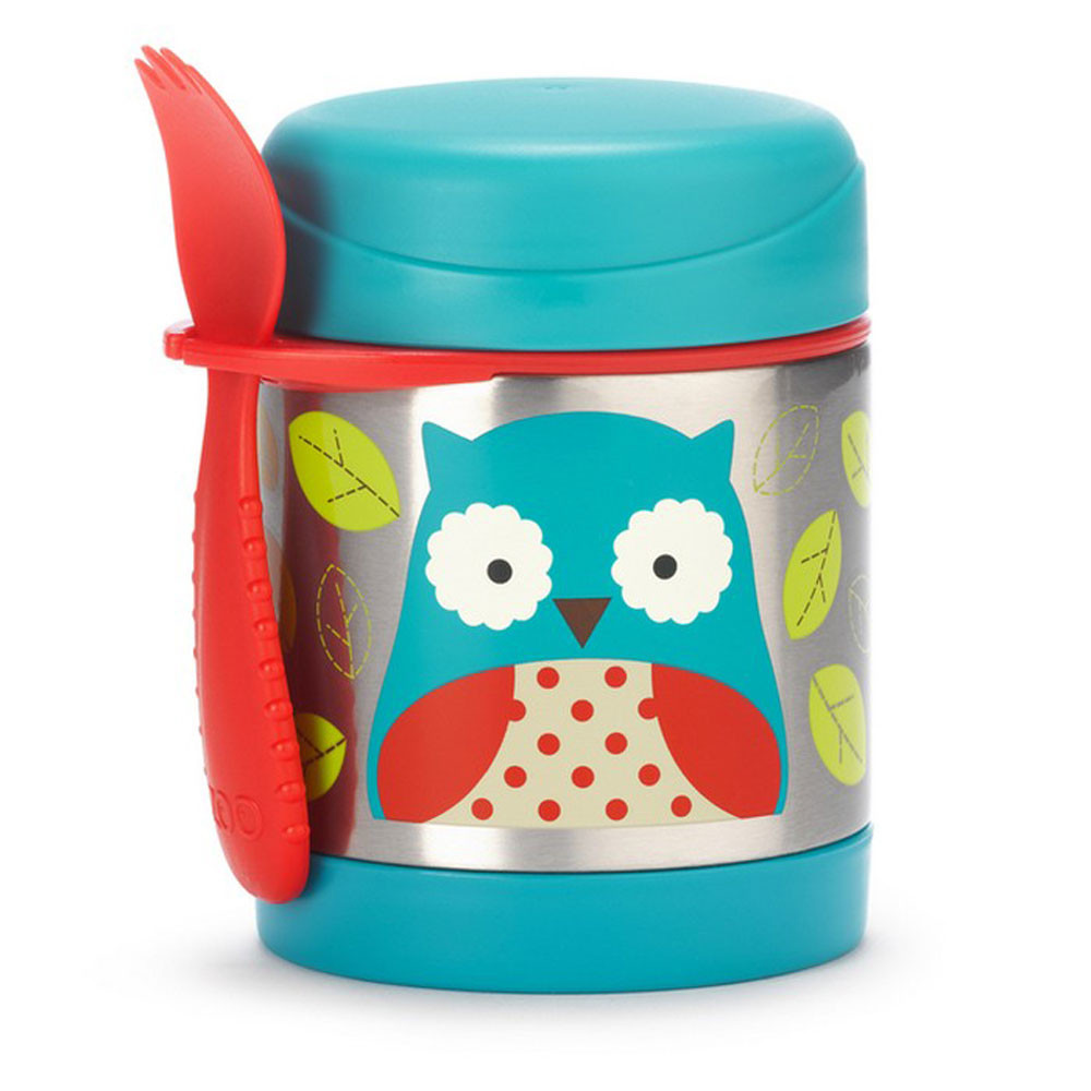 Skip Hop Owl Zoo Insulated Food Jar Buy Online Kids Feeding