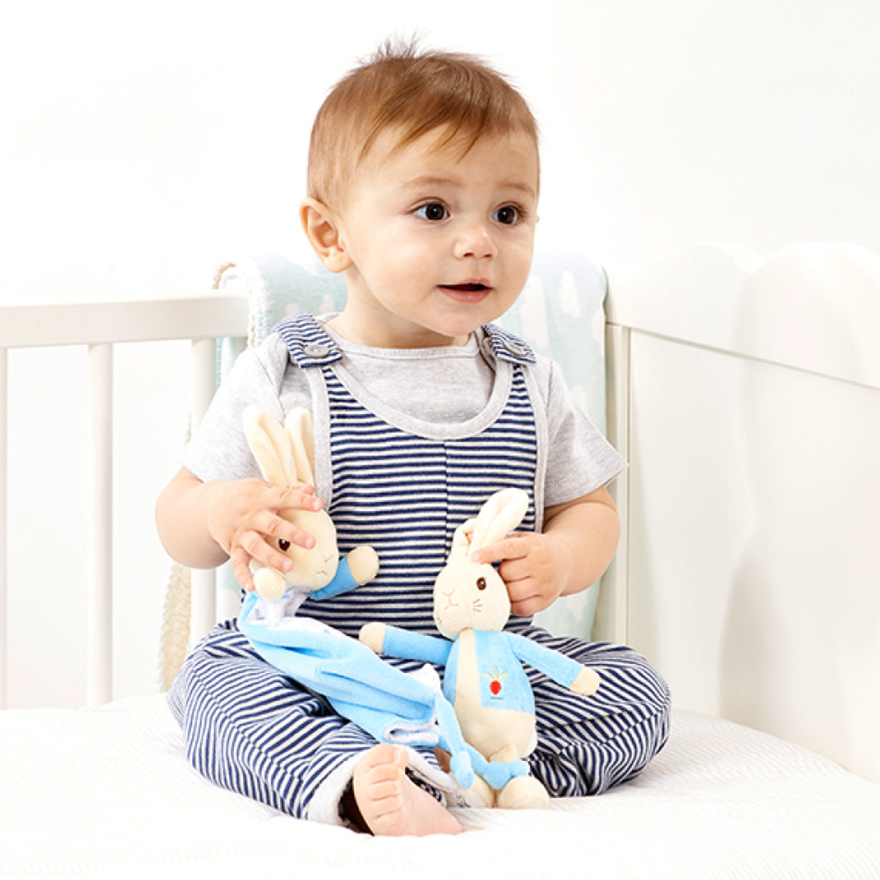 Official Peter Rabbit Comfort Blanket - Beatrix Potter Soft Toy - Foto 2