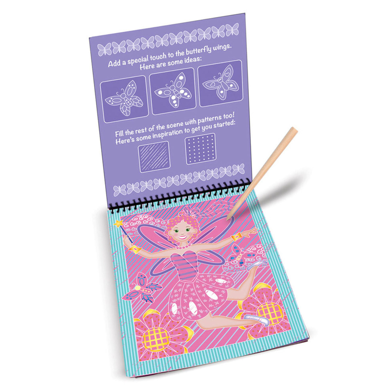 Scratch Art On the Go Color Reveal Pad - Fairytale | Peekaboo Baby