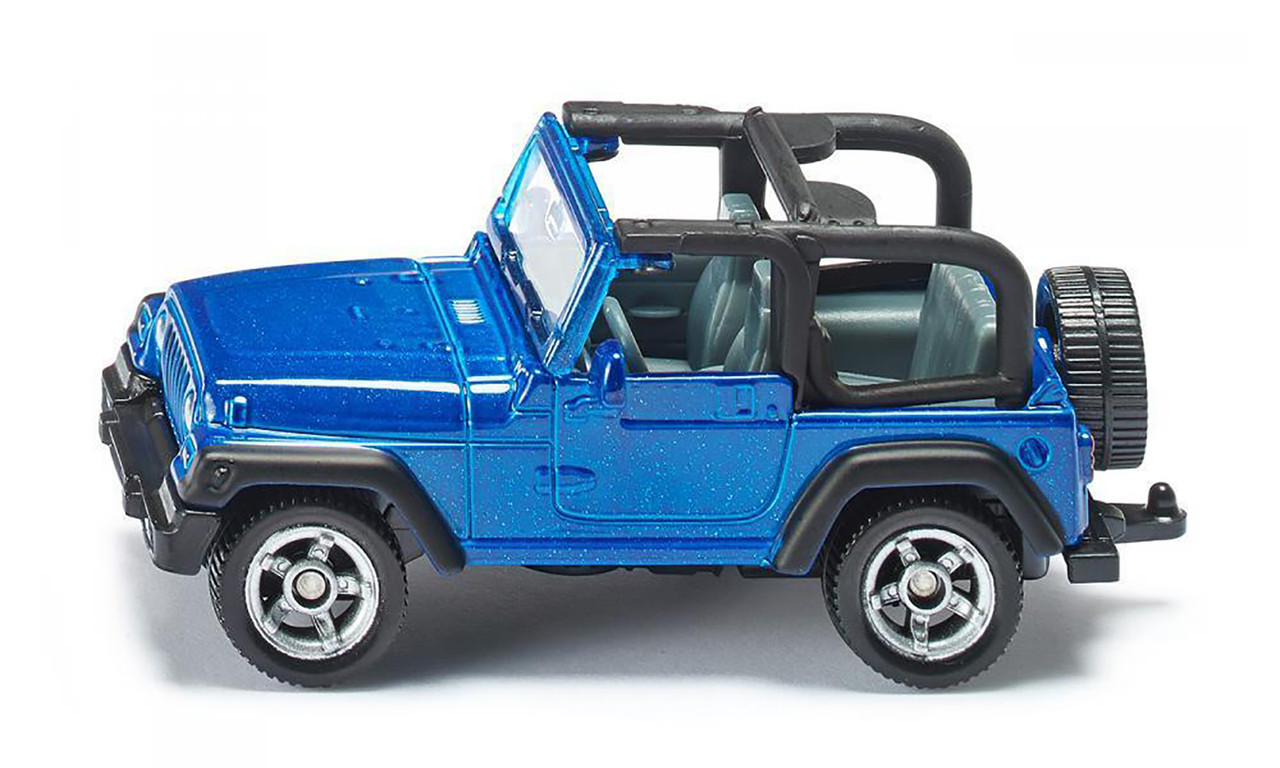 Siku Blue Jeep Wrangler Car Die Cast Model. Shop Toy Vehicle Online