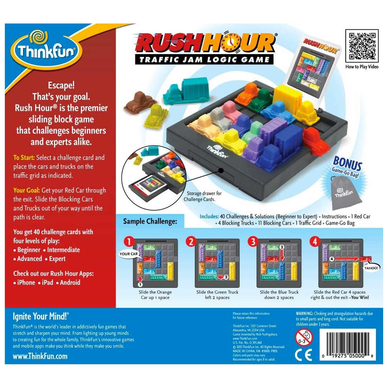 ThinkFun Rush Hour Traffic Jam Logic Game . Shop Kids Games Online