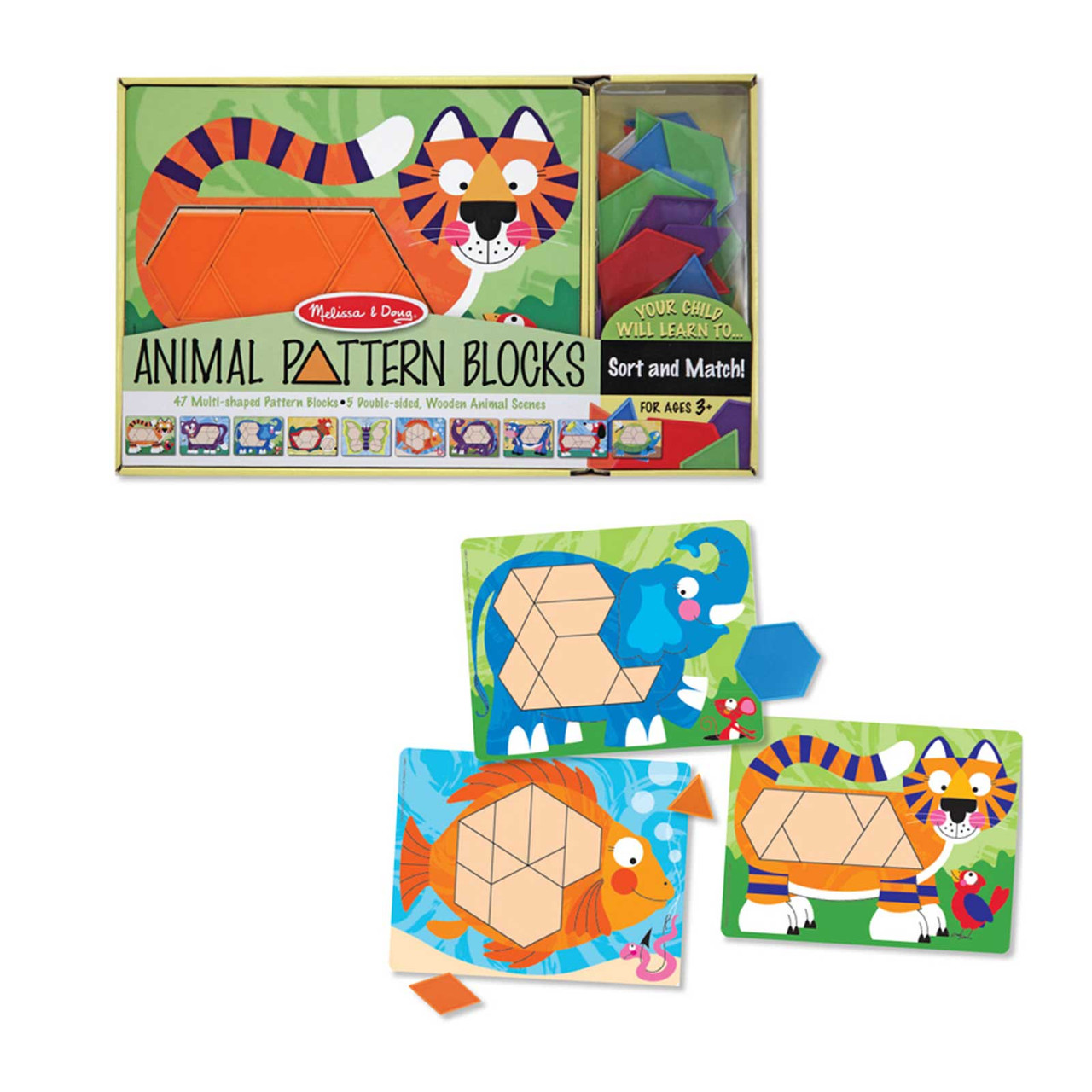 melissa and doug animal pattern blocks