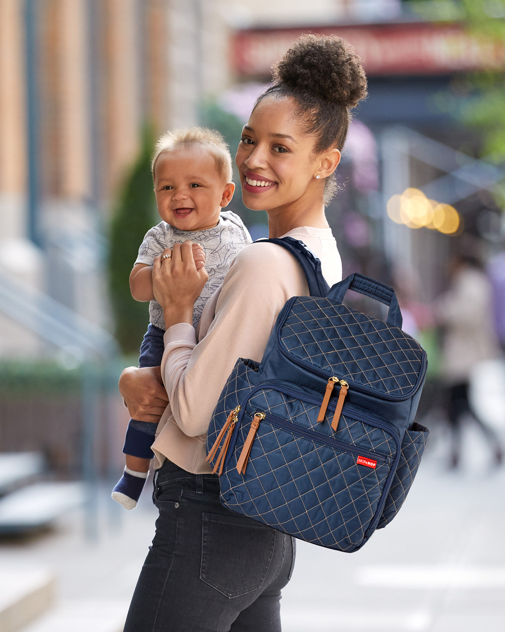 Skip Hop Forma Diaper Backpack - Navy | Shop Baby Bags Online