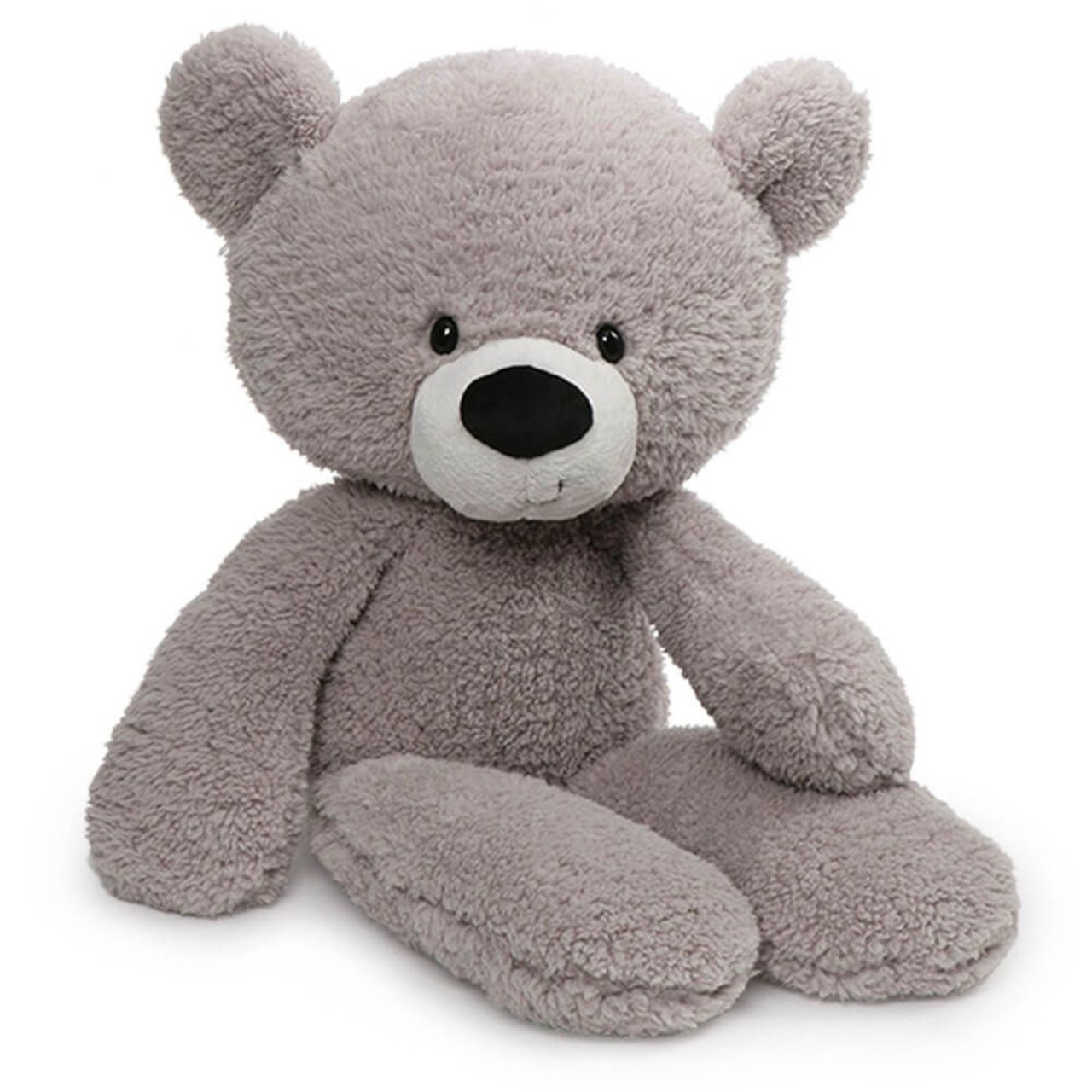 Gund Fuzzy Extra Large Plush Teddy Bear : Grey 61cm. Shop Toys Online