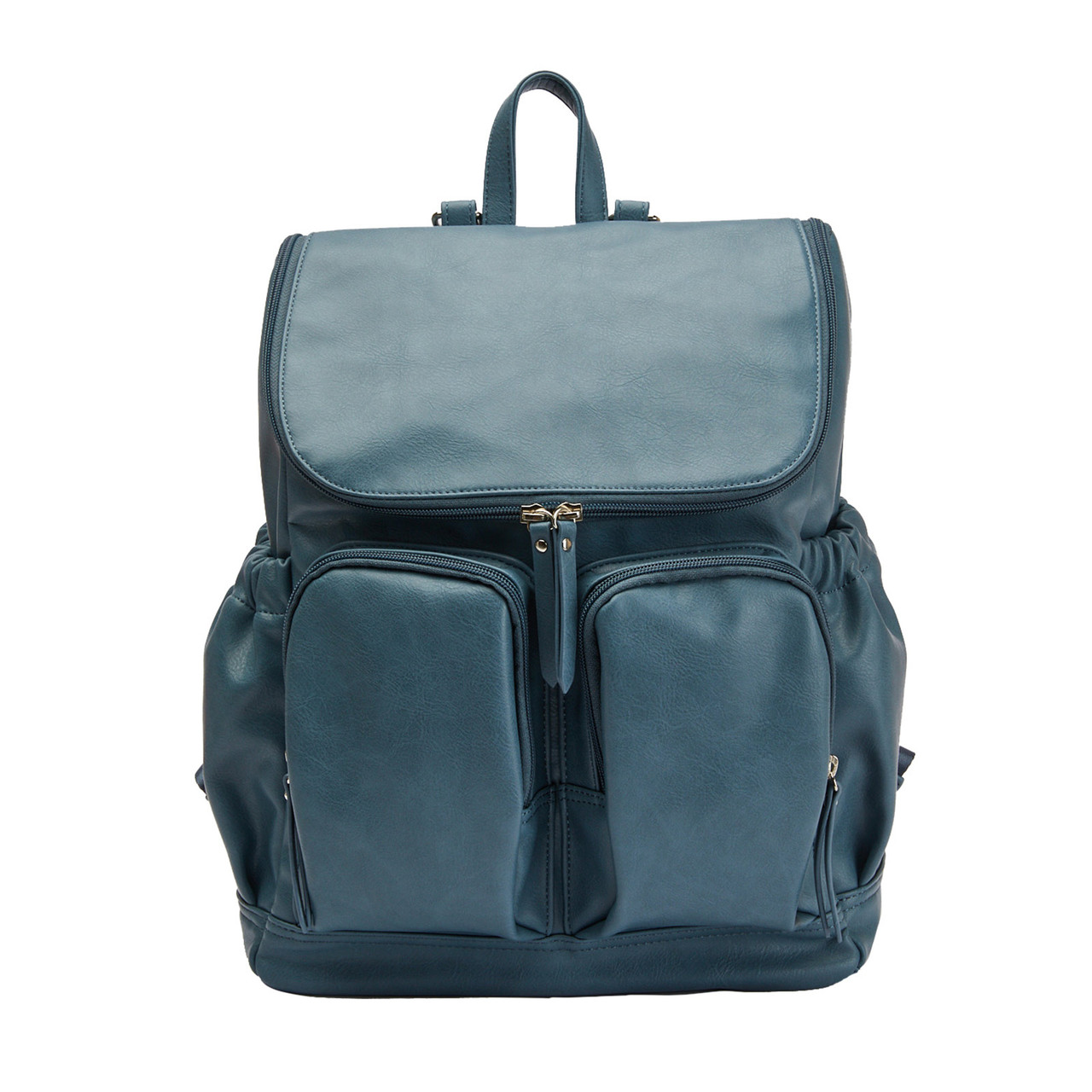 leather nappy bag backpack