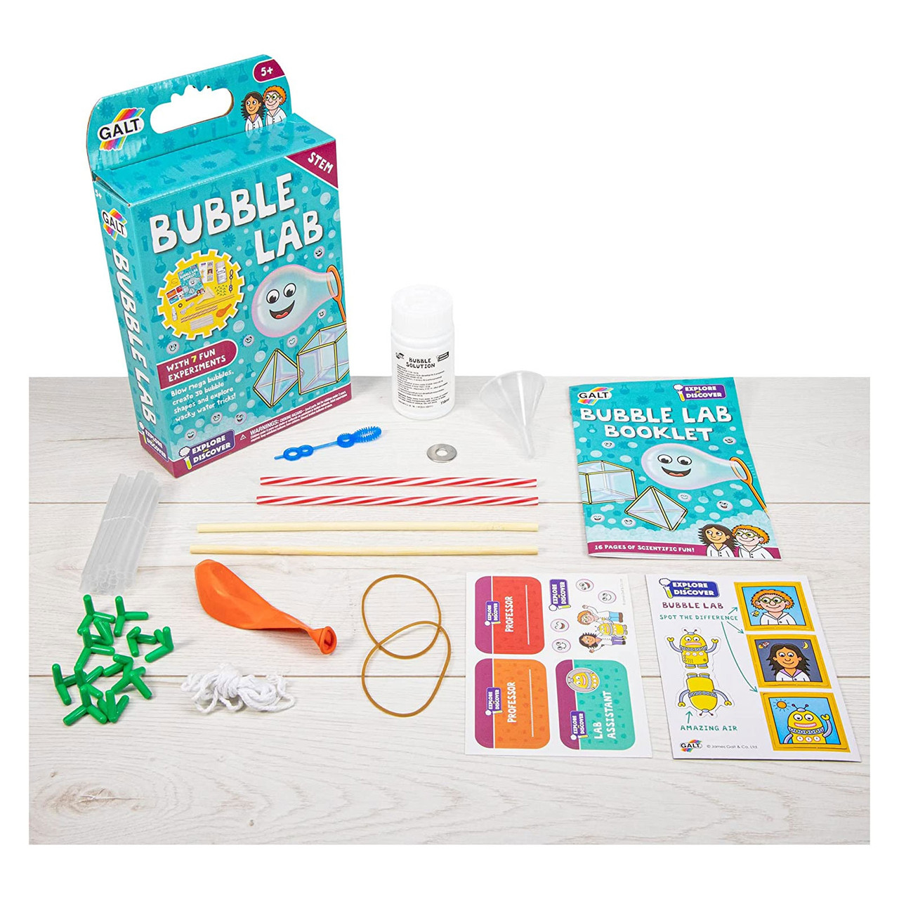 Galt Toys Bubble Lab – Kit Scientifico Per Bambini Dai 5 Anni Con Esperimenti Di Bolle - 2