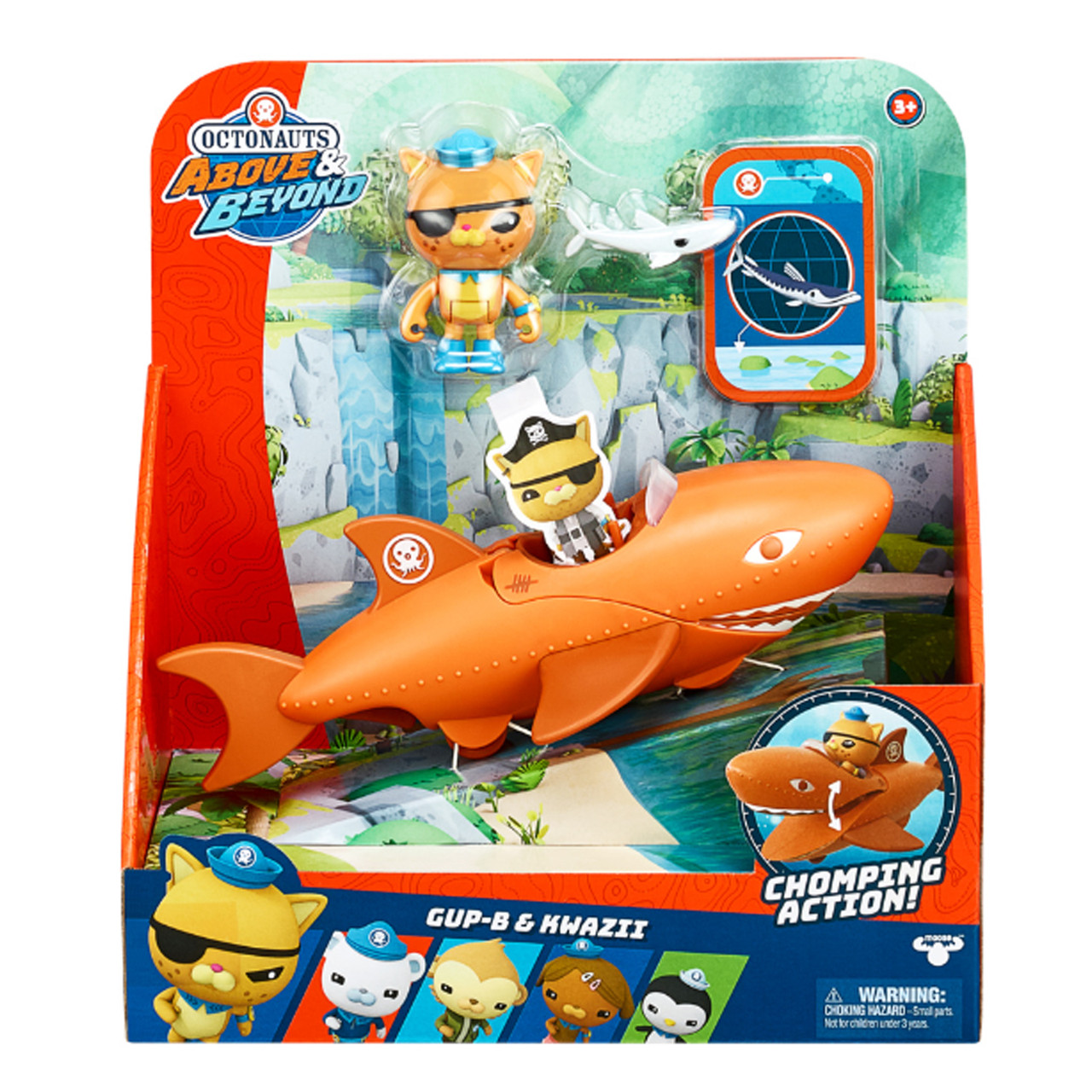 Octonauts Above Beyond Deluxe Toy Vehicle Figure Gup-B Kwazii