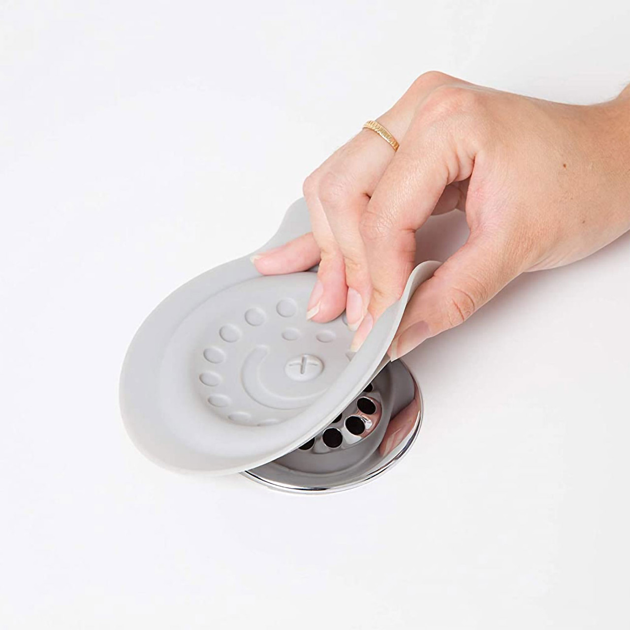 Ubbi Drain Cover Grey. Shop Baby Bathtime Safety Online