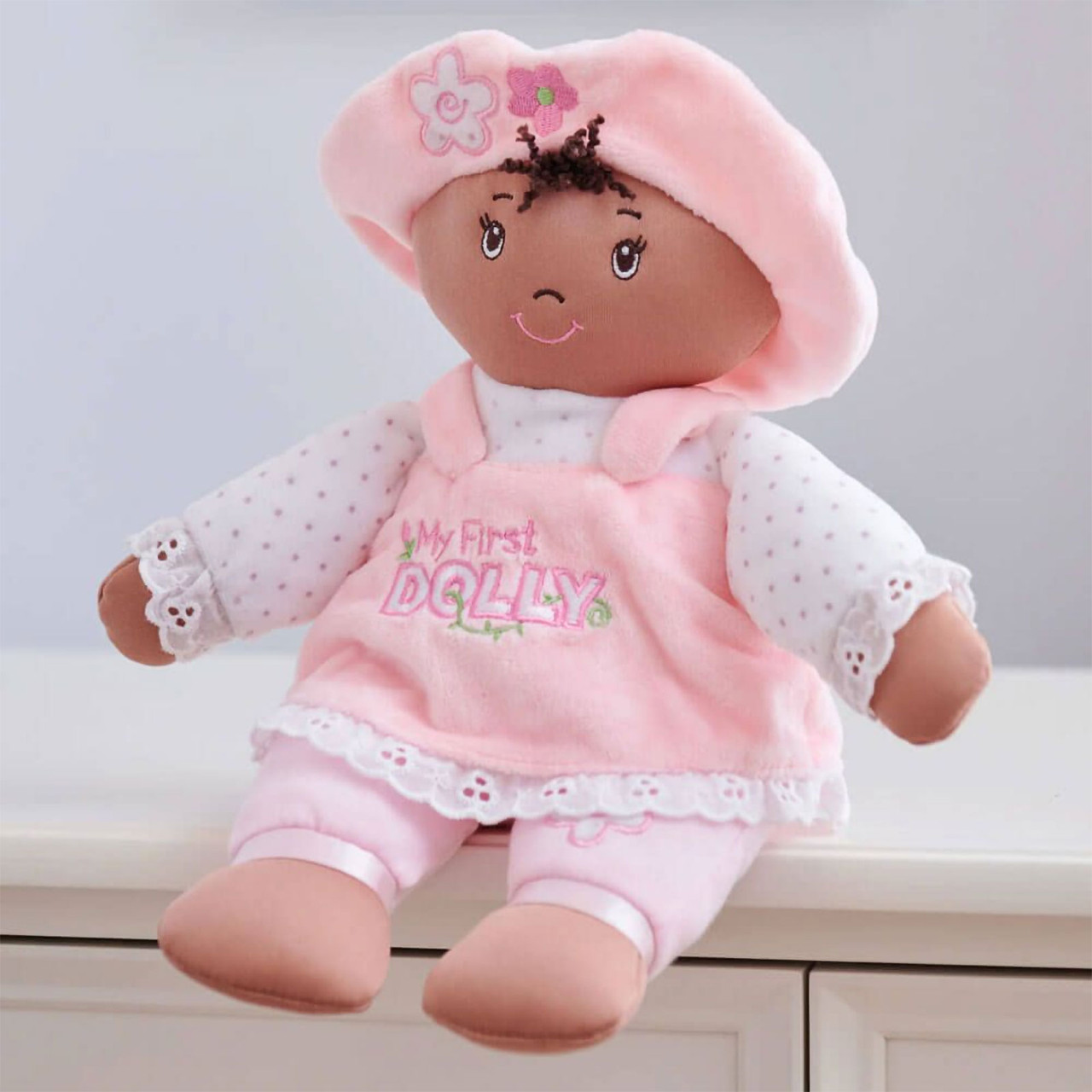My First Dolly Stuffed Baby Doll Personalized My First Dolly, Gift