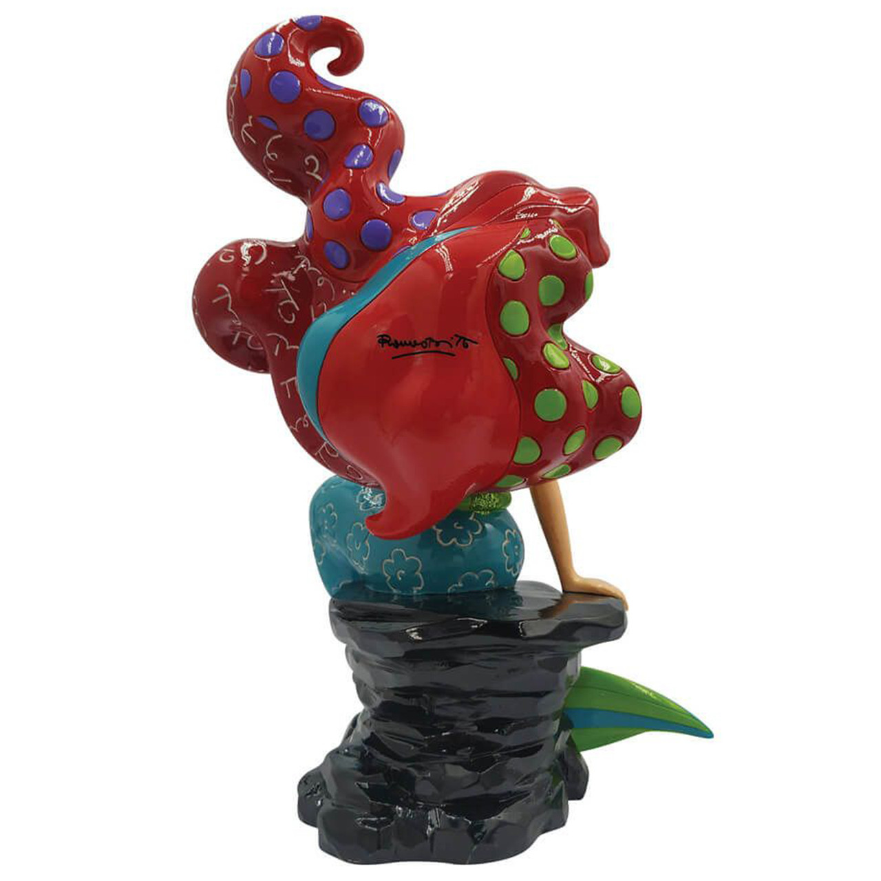 Disney by Britto Large Figurine - Ariel on Rock. Shop The