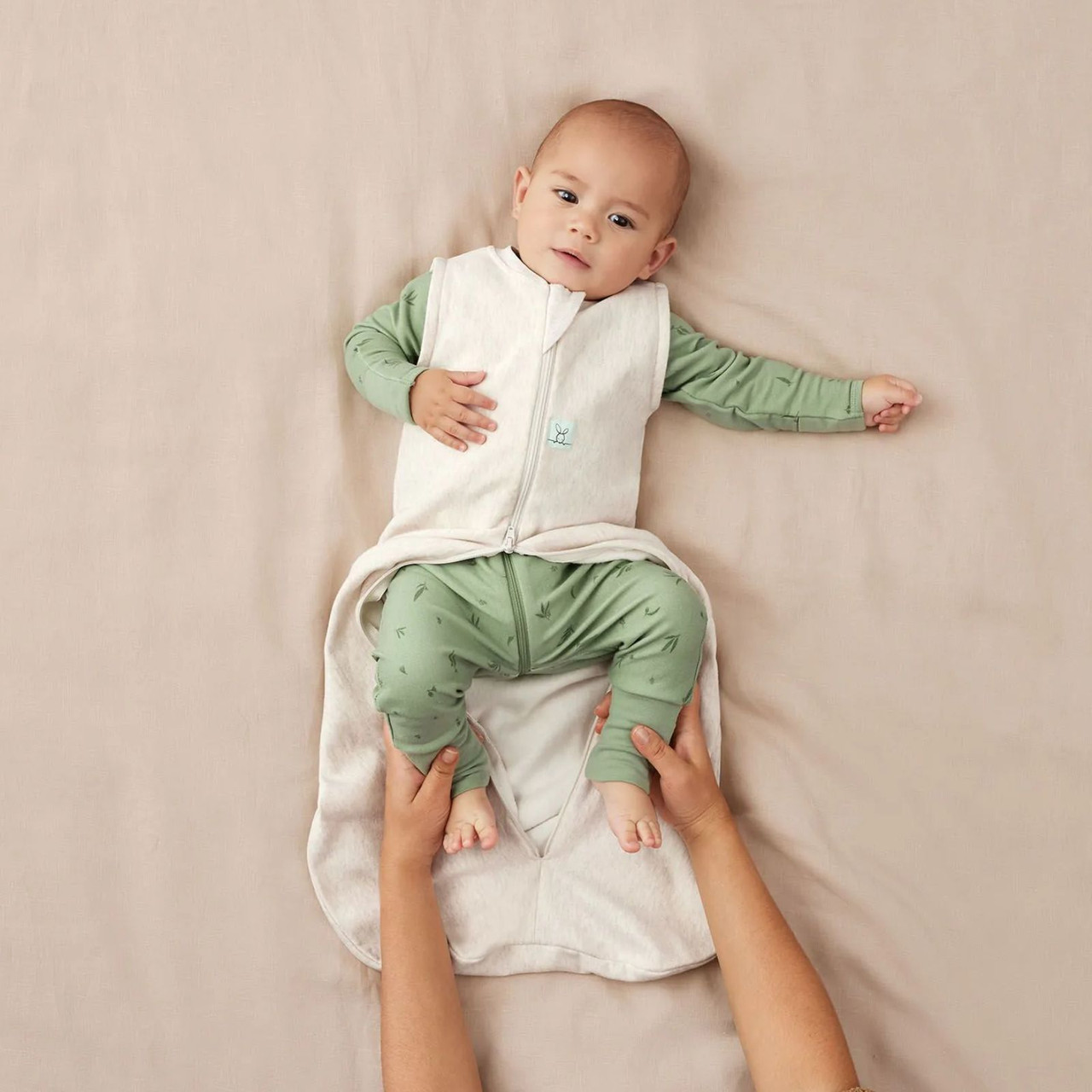 ergopouch ergoCocoon Swaddle & Sleep Bag (1 tog) Oatmeal Marle
