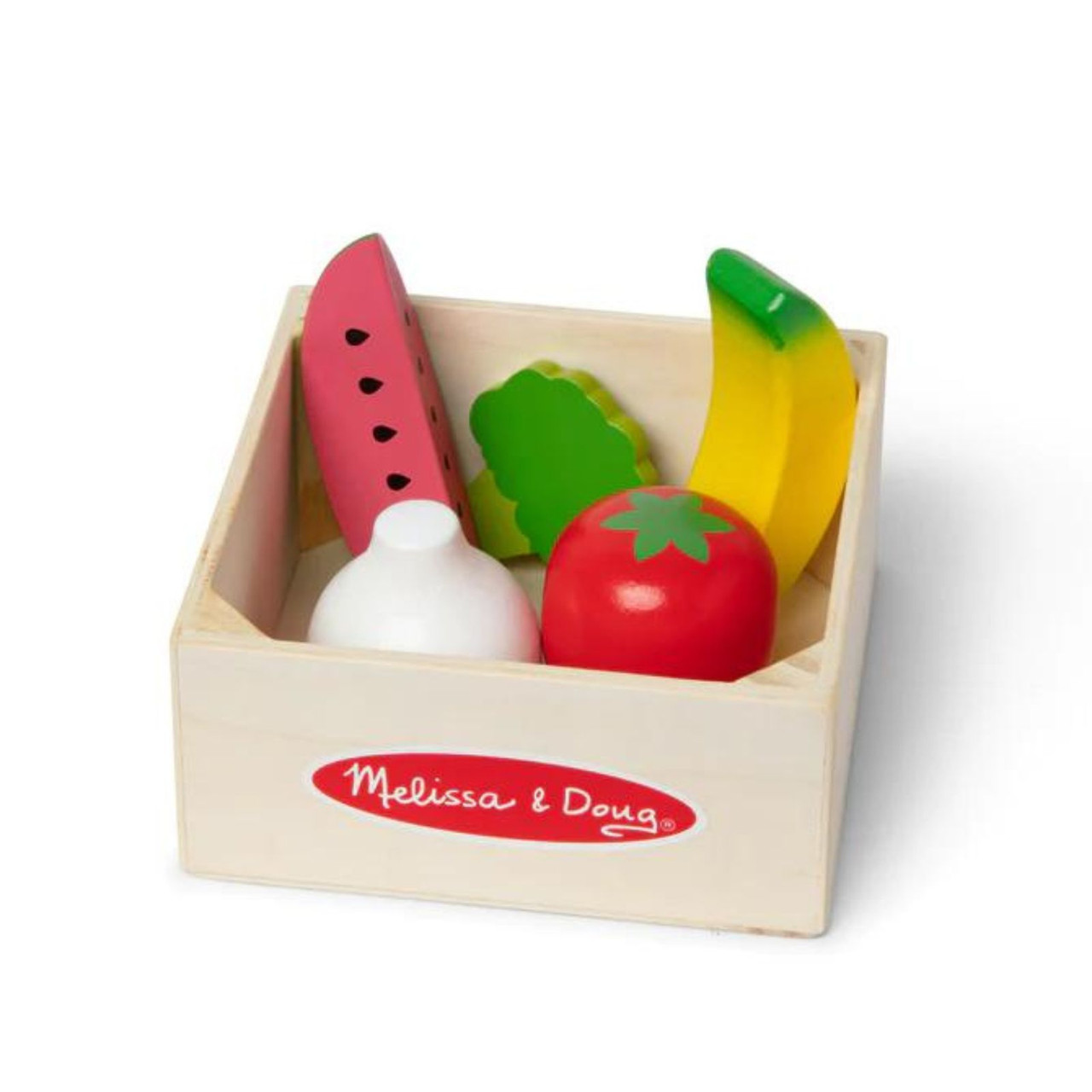 Melissa Doug Wooden Food Groups Play Set Pretend Food