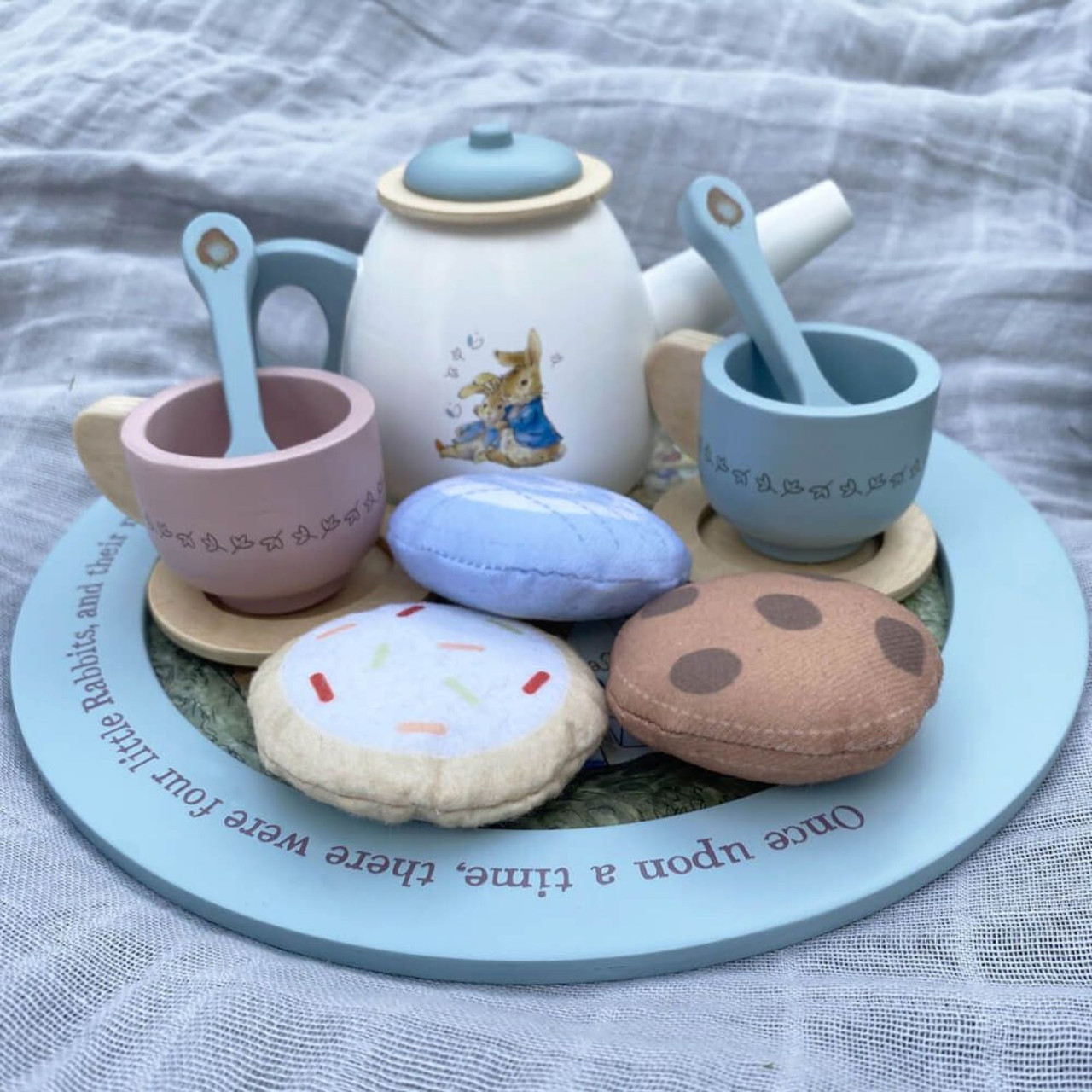 Peter Rabbit Wooden Tea Party Set - Shop Pretend Play Toys Online