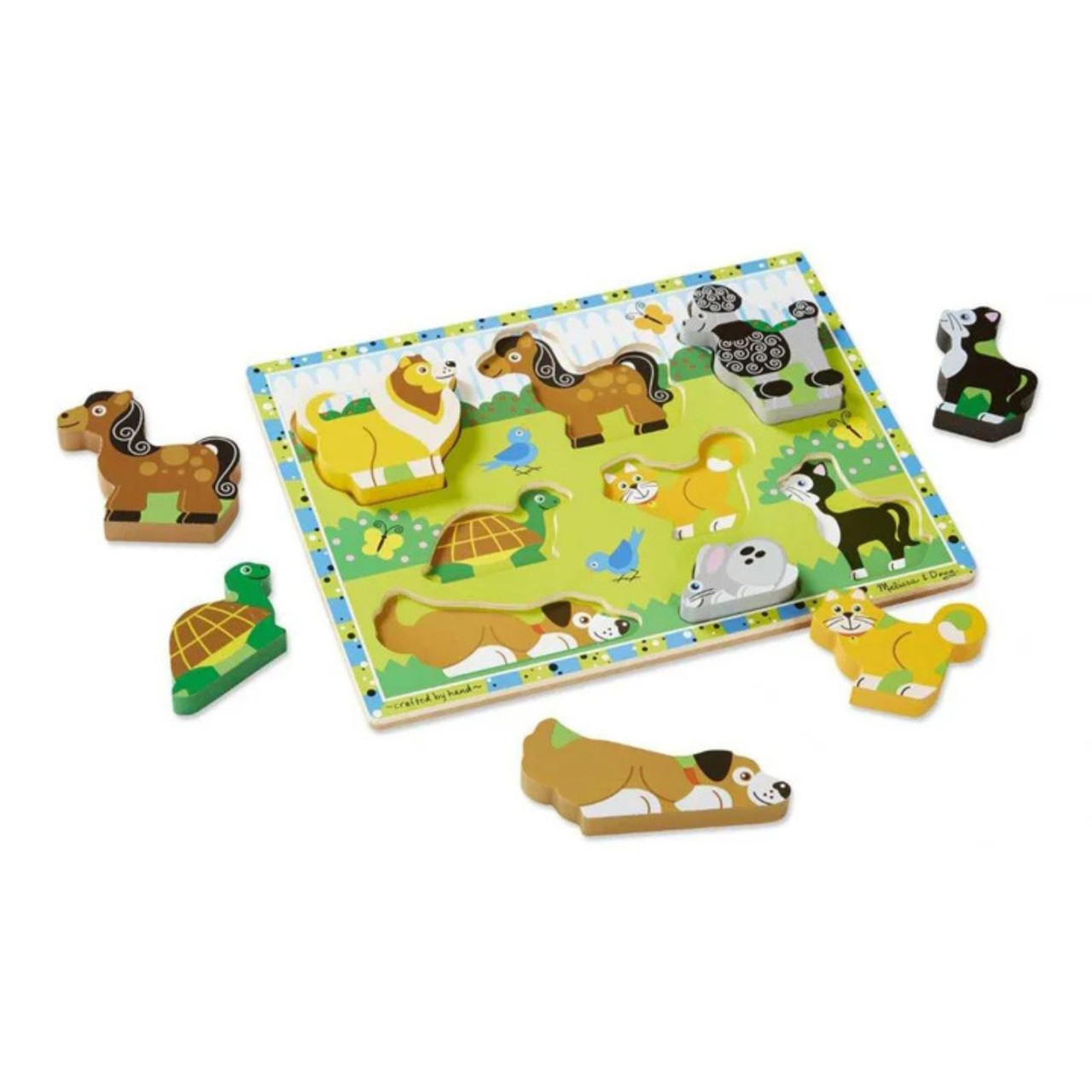 Melissa & Doug Wooden Chunky Puzzle - Pets | Shop Online